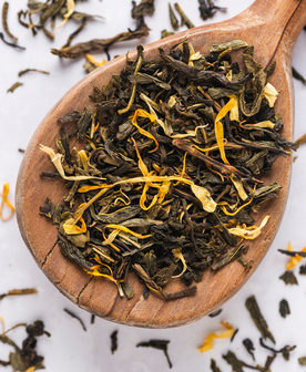 Barackos zöld tea