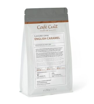 English Caramel - Ízesített szemes kávé
